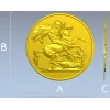 Saint George Medallion STL - high relief 3D model for CNC