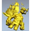 Captain Brine - nautical 3D STL model for CNC milling