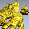 Captain Brine - nautical 3D STL model for CNC milling