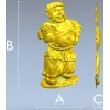 3D модель "Мужик с пивом" - STL файл для ЧПУ