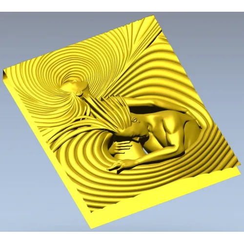 3D модель панно "Вихрь единения" - STL для ЧПУ