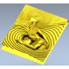 3D модель панно "Вихрь единения" - STL для ЧПУ