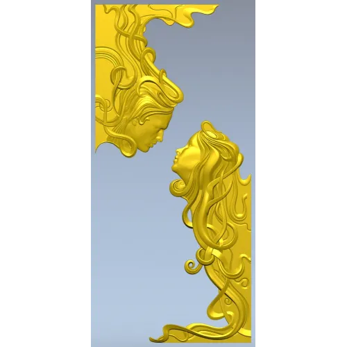 Диалог двух лиц - 3D модель STL для фрезеровки