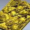 Mighty Monkey Guardian - high-relief 3D STL panel for CNC