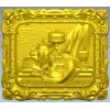 Барочный натюрморт в резной раме - STL для ЧПУ