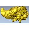 Рог Урожая - декоративная stl модель для ЧПУ