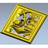 Antique Ewer and Cask Relief - STL 3D Model for CNC
