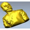 Портретный бюст в мундире - 3D модель STL для ЧПУ
