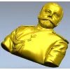 Портретный бюст в мундире - 3D модель STL для ЧПУ