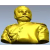 Портретный бюст в мундире - 3D модель STL для ЧПУ