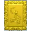 Рельефное панно "Новобрачные" - stl модель для ЧПУ