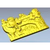 Yuletide Fireplace Relief - STL 3D model for CNC carving