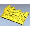 Yuletide Fireplace Relief - STL 3D model for CNC carving