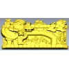 Yuletide Fireplace Relief - STL 3D model for CNC carving