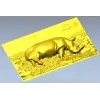 Носорог в траве - 3D панно STL для ЧПУ