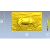 Носорог в траве - 3D панно STL для ЧПУ