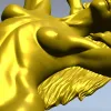 Скульптурная 3D модель девушки для ЧПУ в формате STL