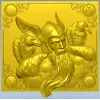 Odin с воронами - 3D модель STL для ЧПУ