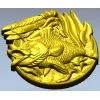 Окунь-барельеф - 3D модель STL для ЧПУ