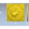Медальон с лесным оленем - 3D модель STL для ЧПУ