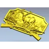 Stag in Forest High-Relief STL for CNC