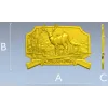 Stag in Forest High-Relief STL for CNC