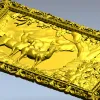 Олени в лесу - рельефная 3D модель STL для ЧПУ