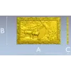 Олени в лесу - рельефная 3D модель STL для ЧПУ