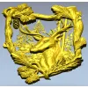 Forest Stag Emblem - detailed STL 3D model for CNC