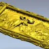Лесной лось в резной раме - STL модель для ЧПУ