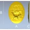 Горный олень - рельефная stl модель для ЧПУ