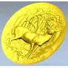 Oval Stag Relief - STL 3D Model for CNC Milling