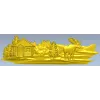 Лесная хижина с лосём - рельефная 3D модель STL для ЧПУ