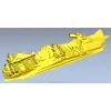 Лесная хижина с лосём - рельефная 3D модель STL для ЧПУ