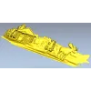 Лесная хижина с лосём - рельефная 3D модель STL для ЧПУ