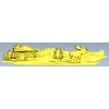 Лесная хижина с лосём - рельефная 3D модель STL для ЧПУ