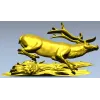 3D модель бегущий олень (STL) для ЧПУ