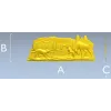 Панель "Встреча в тайге" - рельефная 3D модель STL для ЧПУ