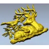 Forest Harmony - Deer, Rabbit & Bird Relief STL 3D Model for CNC