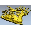 Forest Harmony - Deer, Rabbit & Bird Relief STL 3D Model for CNC