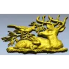 Forest Harmony - Deer, Rabbit & Bird Relief STL 3D Model for CNC