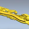 Deer Head Rococo Hanger STL 3D Model