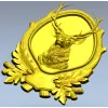 Охотничий трофей - олень (3D модель STL для ЧПУ)