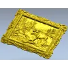 Framed Moose Relief - STL 3D Model for CNC Carving