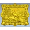 Forest Stag Relief - high-relief STL 3D model for CNC