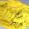 Олень у водопада - 3D модель STL для ЧПУ