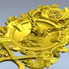 Олений трофей в рамке - STL 3D модель для ЧПУ