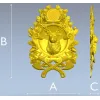 Олений трофей в рамке - STL 3D модель для ЧПУ