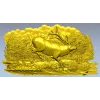 Олень в прыжке - рельефная 3D модель STL для ЧПУ