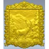 Барочный олень - 3D панно STL для ЧПУ